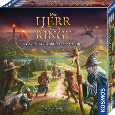 KOSMOS 682804 Der Herr der Ringe Gemeinsam zum Schicksalsberg kooperatives Spiel