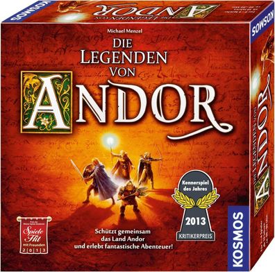 Kosmos 691745 - Die Legenden von Andor, Das Grundspiel, Kennerspiel des Jahres