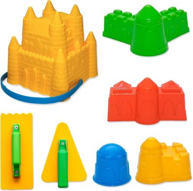 Holady 7-teiliges Strand-Sandspielzeug-Set, inklusive Strand-Spielzeug, Kinder
