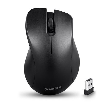 Perixx Perimice-621 B, Kabellose Maus mit geräuschlosen Klicks und Ergo Design