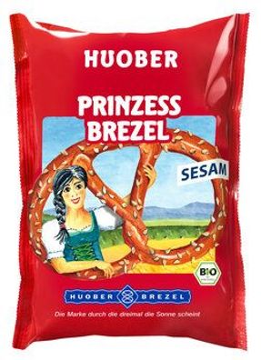 HUOBER BREZEL 3x Prinzess Brezel mit Sesam 125g