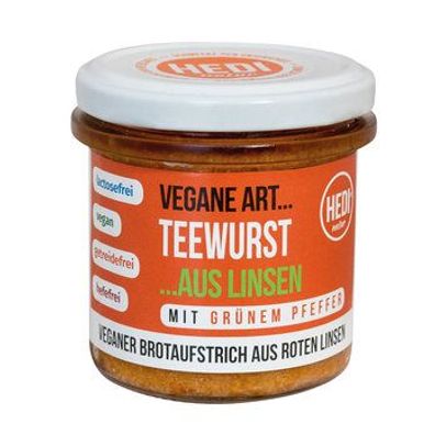 HEDI 6x Vegane Art... Teewurst mit grünem Pfeffer 140g