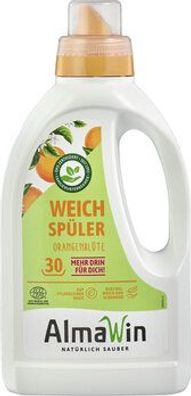 AlmaWin 3x Weichspüler Orangenblüte 0,75l