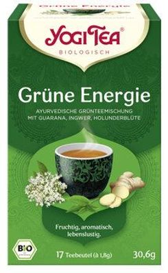 Yogi Tea®, Yogi Tea GmbH 3x Yogi Tea® Grüne Energie Bio 17x1,8g