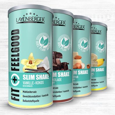 Layenberger Fit + Feelgood Slim Shake Plant 369g Vegane Diät-Mahlzeit