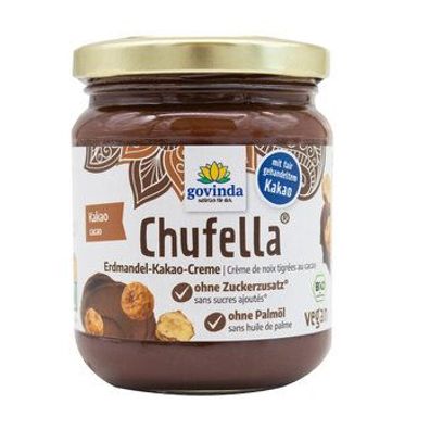 Govinda 6x Chufella Erdmandel-Kakao-Creme 220g