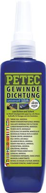 PETEC 97210 Gewindedichtung blau 100g Flasche