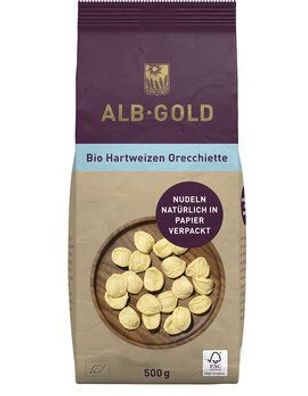 ALB-GOLD ALB-GOLD Bio Hartweizen Orecchiette 10x500g(Papier) 500g