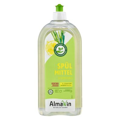 AlmaWin 6x Spülmittel Zitronengras 0,5l