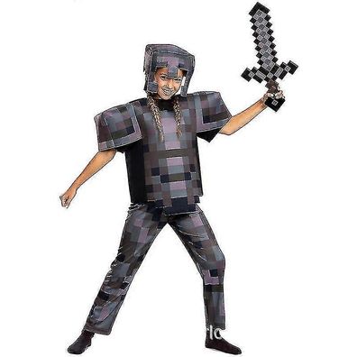 My World Minecraft Diamond Armor Series Cosplay-Spielcharakter-Performance-Kostüm