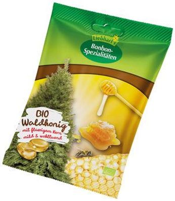 Liebhart´s Gesundkost 6x Bio-Bonbon Waldhonig 100g