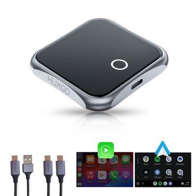 Kabelloser Adapter für Carplay und Android Auto BY963A, Wireless Adapter 2 w 1