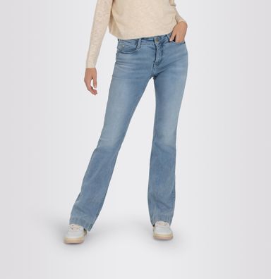 MAC Moderne Bootcut Jeans mit Shaping-Effekt in Summer Blue Clouds Wash