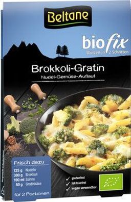 Beltane 3x Beltane Biofix Brokkoli-Gratin, vegan, glutenfrei, lactosefrei 22,6g