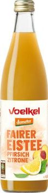 Voelkel 6x Fairer Eistee Pfirsich Zitrone 0,5l