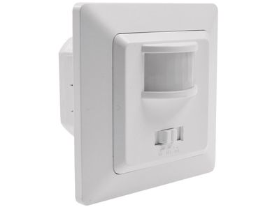 MILOS Bewegungsmelder 160°, eiß matt LED geeignet, 250V , Unterputz, 2-Draht