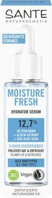 Sante 3x Moisture Fresh Hydrator Serum mit 3D Hyaluron, Algenextrakt & Bio-Aloe