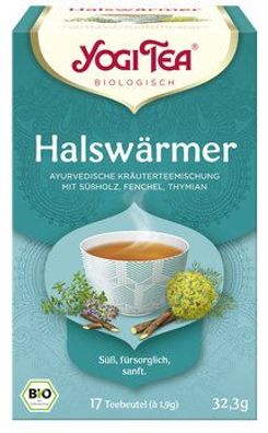 Yogi Tea®, Yogi Tea GmbH 3x Yogi Tea® Halswärmer, Bio - Kräutertee mit Süßholz,