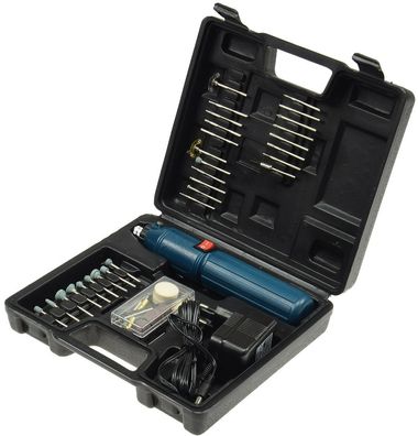Mini-Bohrmaschinen Set "DrillX" mit Akku60-teilig, 10.000upm mit Aufsätzen