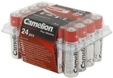 Mignon-Batterien Camelion Alkaline PlusTyp AA/LR6, 1,5V, 24er Haushaltsbox