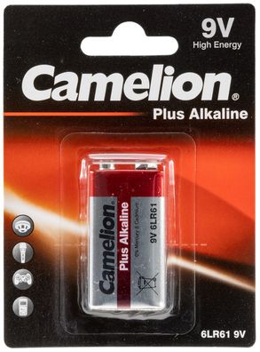 9V-Block-Batterie Camelion AlkalinePlusTyp 6F22, 9V