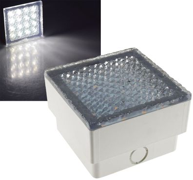 LED Pflasterstein "BRIKX 10" neutralweiß10x10x7cm, 92lm, IP67, 230V