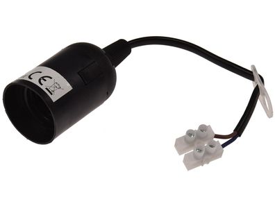 E27-Fassung mit 15cm Kabel + AufhängerBaustellen-Fassung