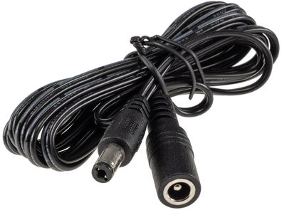 Verlängerungskabel für Netzteile 1,5m5,5mm / 2,1mm, Stecker / Buchse