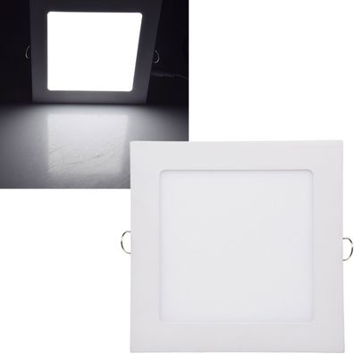 LED Licht-Panel "QCP-17Q", 17x17cm230V, 12W, 870 Lumen,4200K / neutralweiß