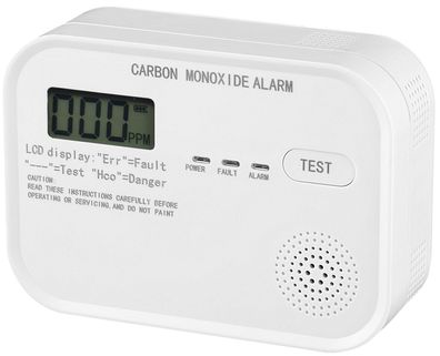 Kohlenmonoxid Melder "CT-KM 107"EN 50291 zertifiziert