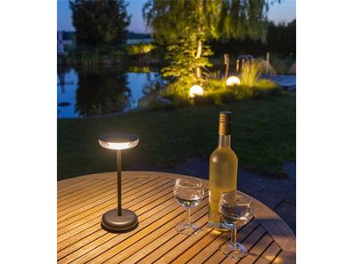 LED Wandleuchte "LAMU" mit PIR-Sensor IP65, 15W, schwarz, 3000k / warmweiß