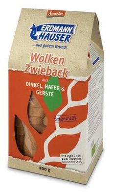 ErdmannHAUSER Getreideprodukte GmbH 6x ErdmannHAUSER demeter Wolken Zwieback aus