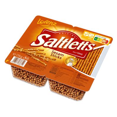 Lorenz Saltlettes Sticks Sesam knuprige Salzstangen Laugenbäck 175g