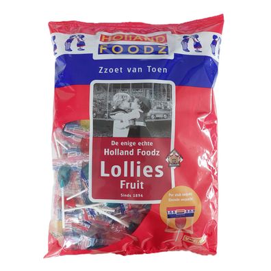 Holland Foodz Frucht Knots Lutscher mit Fruchtgeschmack 1150g