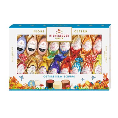 Niederegger Ostereiermischung 16 gefüllte Osterei Pralinen 250g