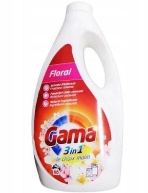 Gama, Å»el do prania 3w1 Floral, 3 l