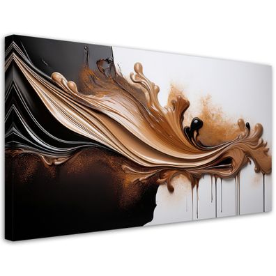 Bilder Braune Abstraktion mit 3D-Effekt Wall Art Decoration Aesthetic