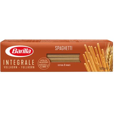 Barilla Vollkornnudeln Integrale Spaghetti No 5 aus Italien 500g