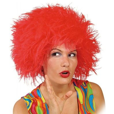 Perücke Clown struppig rot
