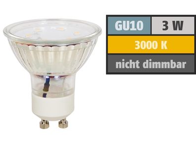 LED-Strahler McShine ''ET10'', GU10, 3W, 300 lm, warmweiß