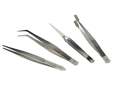 Pinzetten-Set McPower ''PZS-104'', 4-teilig, 110mm
