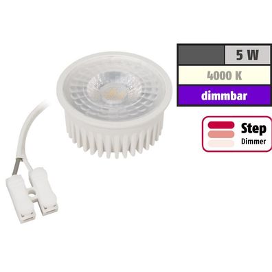 LED-Modul McShine ''MCOB'' 5W, 400lm, 230V, 50x25mm, neutralweiß, step-dimmbar