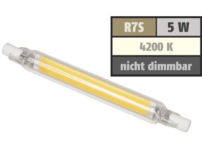 LED-Strahler McShine ''LS-718'' R7s, 4W, 450lm, 78mm, 360°, neutralweiß