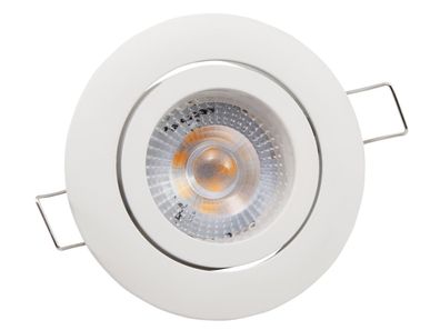 LED-Einbauleuchte McShine ''Eco-50'' 5W, 400lm, 4000K, weißes Gehäuse