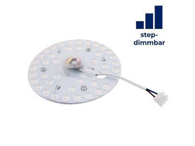 LED-Modul McShine, Umrüstsatz mit Magnethalterung, Ø18cm, 20W, 1800lm, 4000K