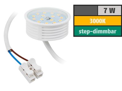 LED-Modul McShine, 7W, 470 Lumen, 230V, 50x23mm, warmweiß, 3000K, step-dimmbar