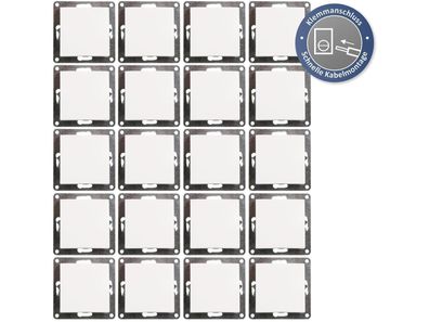 Wechselschalter McPower ''Flair'', 250V /10A, UP, Klemmanschluss, weiß, 20er-Pack