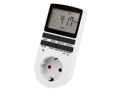 Digitale Zeitschaltuhr McPower ''WZ-10'' 10 Programme, 24Std Timer, 3680W