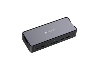 Docking-Station Verbatim ''CDS-15'', 4x USB 2.0/3.2-A, 2x USB 3.2-C, 2x HDMI 8K