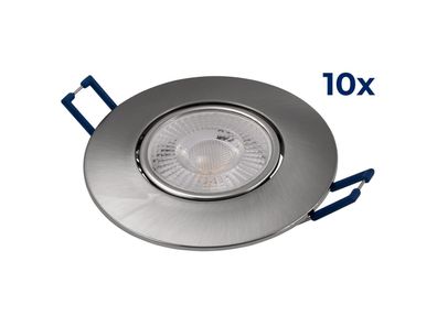 LED-Einbauleuchte McShine ''EL-313'' 4,5W, 450Lumen, 3000K, warmweiß, 10er-Pack